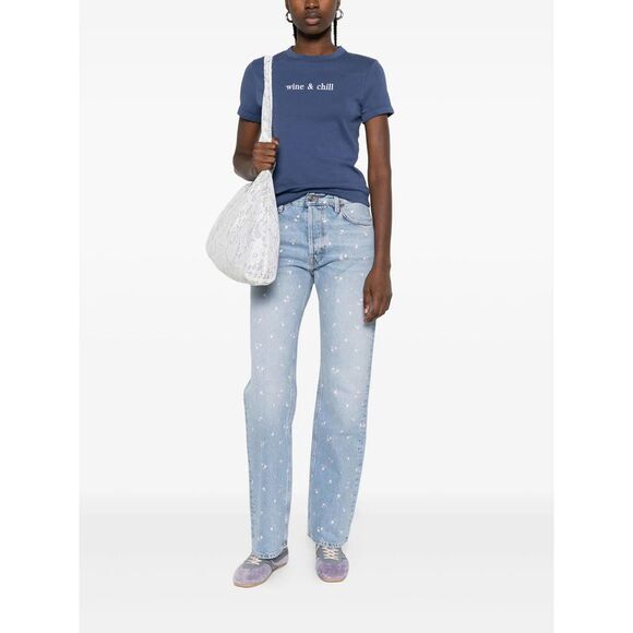 Maison Labiche Blue Tops - T-Shirts & Jerseys Women - Picture 4 of 5